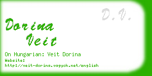 dorina veit business card